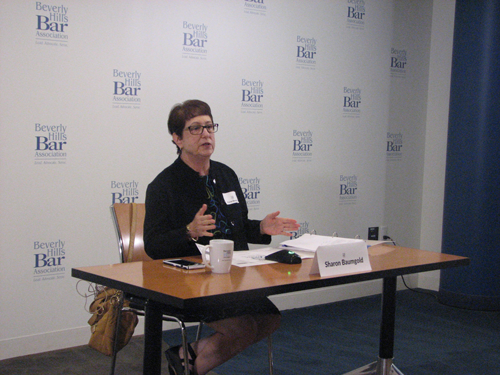 Speaker Sharon Baumgold